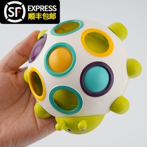 Childrens educational baby toys hand fine movement baby ball early education digging hole ball finger 0-1 year 6 months