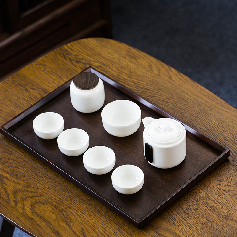 An Abundant bamboo tea tray on household rectangle tea saucer sets wooden pallet wood for contracted Japanese bamboo tea tray