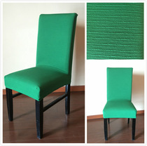 Rugged striped elastic minimalist dining chair cover half-cut chair cover office computer chair cover hotel Four round universal chair cover