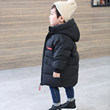 Popola children's down jacket boys genuine brand tide girl Korean version of foreign children middle length babies are thickened Popola children's down jacket boys genuine brand tide girl Korean version of foreign children middle length babies are thickened