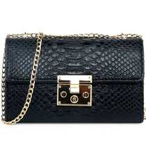 Black White Small Day Clutch Gold Chain Girls Bags