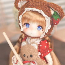 (Spot)TinyFox Akaneko bear official genuine bjd doll MJD 6 points bjd girl 2 dimensional doll