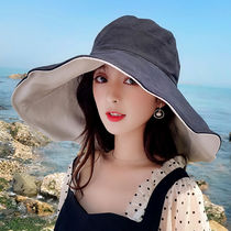 Hats new 2020 net red expats face little fisherman Early spring sun hat Canopy Beach Big along 100 by the seaside Spurs