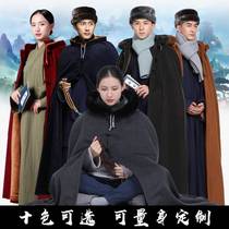 Shangyuan monk clothes windbreaker winter meditation cloak men and womens lay cloak monk shawl thick