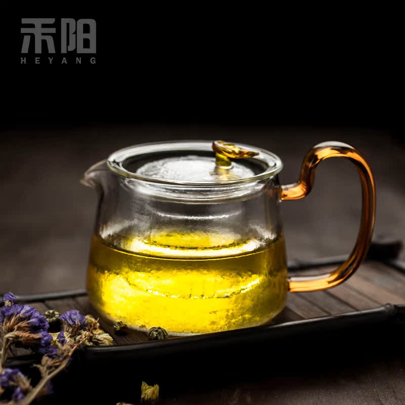 Send Yang is the home of the filter tea hammer glass teapot refractory glass teapot tea tea set