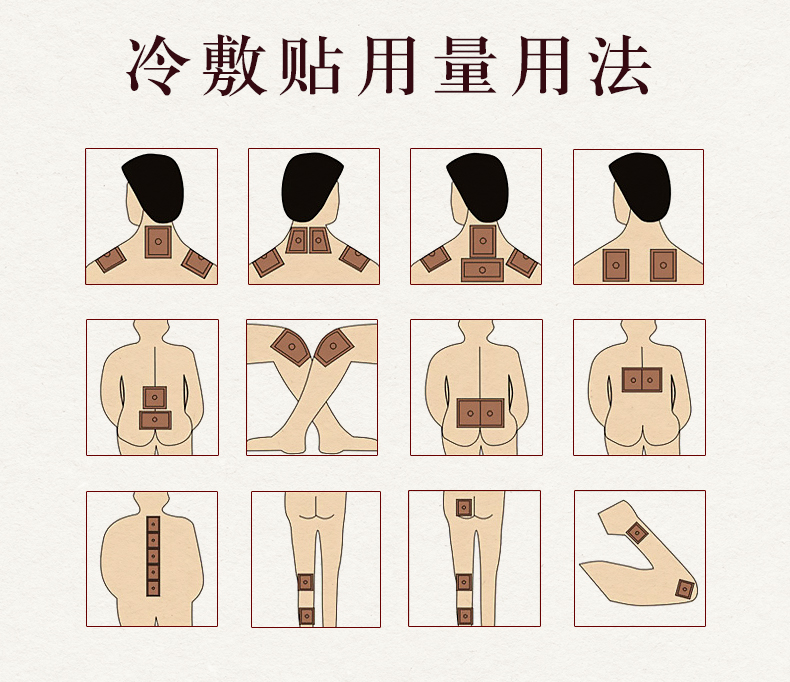 仁和医用冷敷贴正品肩周炎颈椎病腰椎膏药贴腰间盘突出腰肌劳损_猫券