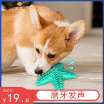 Dog toys resistant to biting and grinding teeth and reducing the artifact sound small dog Teddy Golden toy ball pet dog supplies