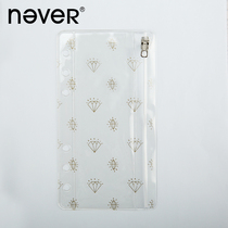 never hand account loose-leaf bag Diamond 6-hole hand account easy-to-pull bag loose-leaf transparent PVC file bag Hand account peripheral