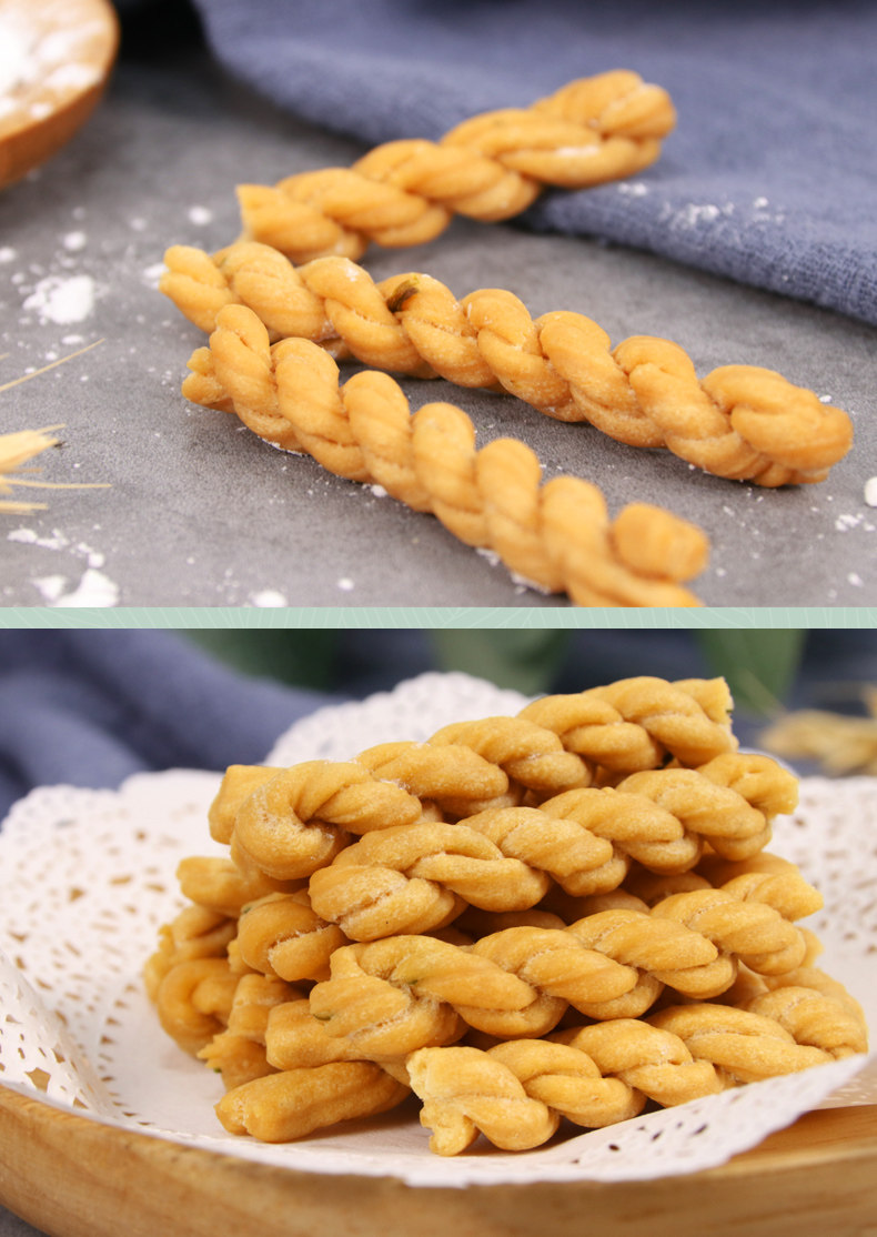 众望葱油咸味麻花112g袋武汉零食小吃休闲食品糕点点心追剧零食