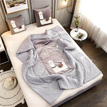 Spring and Autumn dual-use cartoon pillow lunch break cushion pillow stuffed summer cool quilt cute thin quilt car sofa