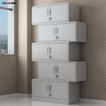 Steel split five-section Cabinet file tin cabinet file room top cabinet iron cabinet data locker office combination cabinet