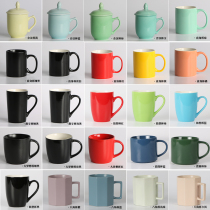 White mug custom LOGO Simple hotel cup custom custom advertising ceramic cup manufacturers lettering printing