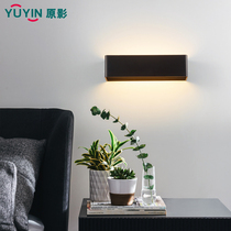 Modern minimalist creative Nordic LED wall lamp living room bedroom wall lamp photo background wall corridor aisle hotel bedside