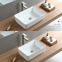 Washbasin Single Basin Single Basin Ceramic Washbasin Home Toilet Balcony Face Basin Small Size Wash-face pool on stage