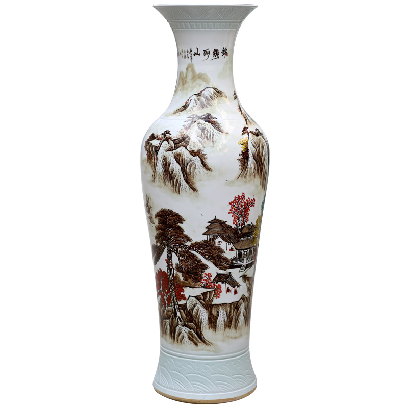 Jingdezhen ceramics hand - made splendid sunvo vase of large living room TV cabinet type furnishing articles ornaments