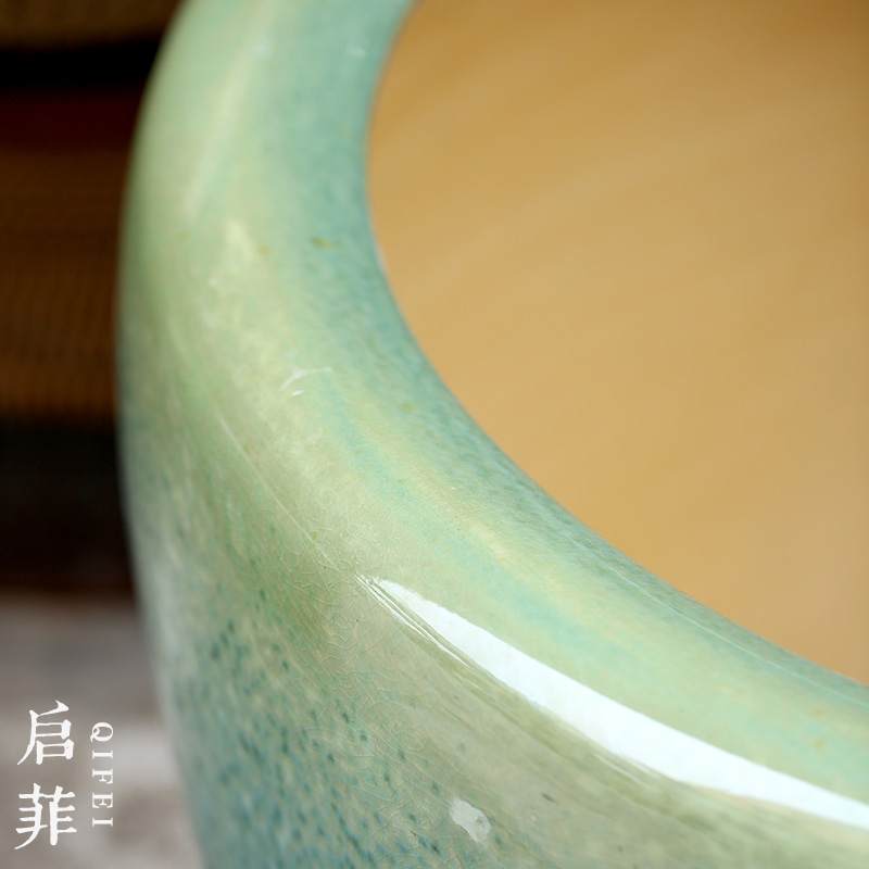 Jingdezhen ceramic up archaize tank sitting room courtyard floor furnishing articles study calligraphy and painting to receive the product ornament