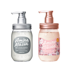 日本amino mason洗发水沐浴露氨基酸保湿蓬松清爽洗浴套组450ml*2