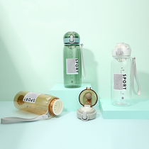 NOME Normie Home Transparent Play Cup Portable with Handcup Plastic Drinking Water Cup Tea Filter Tea Water Separation