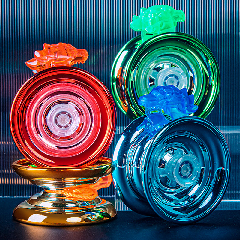 Children Yo-yo Yoyo Toy Luminous Live Sleep Automatic Roundabout Competition Special Uu Stir-fried Ball Starter Boy-Taobao