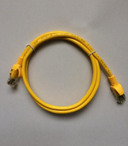 Cost network cable twisted pair network jumper finished yellow 8-core short network cable with crystal head 1 meter network cable 1m jumper