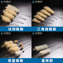 Balance brush Test tube brush measuring cylinder brush beaker brush volumetric bottle brush Measuring cylinder brush Reagent bottle brush Triangle flask brush Straw brush Titrator brush Fat belly straw All kinds of brushes are complete