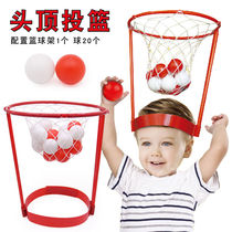 Pull-toss heads and basket cluster to build a fun shot multiplayer interactive game team quality expansion equipment