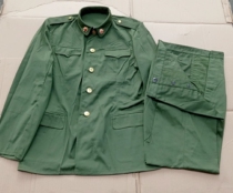 Old stock 87 style road polyester card winter clothes set 87 yellow polyester card coat old-fashioned clothing nostalgic old clothing