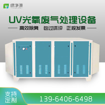 UV photo-oxygen catalytic exhaust gas treatment equipment PP spray tower environmental protection industrial photolysis activated carbon environmental protection box painting room