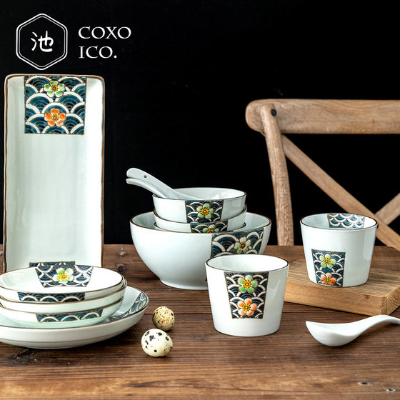 Chi Xiaoxi Heye Japanese-style hand-painted underglaze colored ceramic tableware household soup noodle bowl salad bowl flat dish dish plate dish plate
Chi Xiaoxi Heye Japanese-style hand-painted underglaze colored ceramic tableware household soup noodle bowl salad bowl flat dish dish plate dish plate