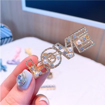 South Korea Full Diamond Pearls Sparkling Cute 100 Hitchhiking Clip With a Korean version of Valentines Day gift to girlfriend