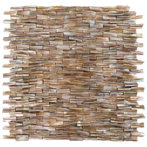 afsj Shell mosaic Rib convex arch American pastoral entrance Living room background wall Bathroom tile