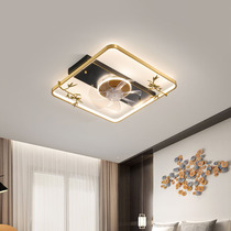 New Chinese suction top invisible fan light bedroom lamp modern minimalist light lavish dining room home integrated ceiling fan lamp