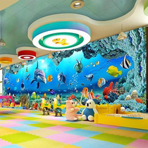 Bamboo and wood fiberboard painting Sea view beach wall panel painting living room 3d landscape high light painting Integrated board TV background wall