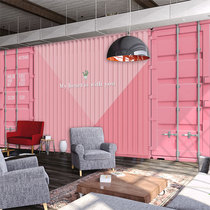 Custom bamboo and wood fiberboard three-dimensional net red photo background Office beauty salon Milk tea shop Dance studio metal