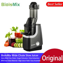 1000mL Bio Mix Wide Choute BPA FREE Slow Masticating Juicer