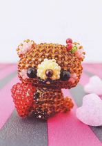 DIY Handmade String Beads Tutorial Electronic Drawings Cute Strawberry Bear DW1174 German Routing Map