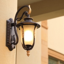 European outdoor wall lamp American waterproof corridor aisle lamp outdoor creative courtyard terrace gate wall lamp