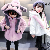 Korean fashion new girls winter coat children thick wool sweater children baby girl autumn and winter foreign clothes