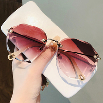 EW Sunglasses Lady Summer 2022 New Sunscreen Korea Version Tide Sunglasses Prevention of UV glare High-level Intense Glasses