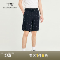 TeenieWeenie bear mens clothing 2021 summer new casual pants loose straight shorts tide