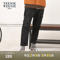 TeenieWeenie Bear mens winter fashion casual straight frock pants Korean loose wild pants