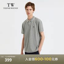 TeenieWeenie bear mens clothing autumn 2021 new mens business casual Polo shirt short-sleeved T-shirt