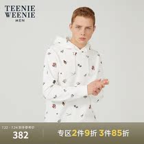 TeenieWeenie Bear mens Korean version of casual fashion hooded sweater 2021 spring new mens top tide