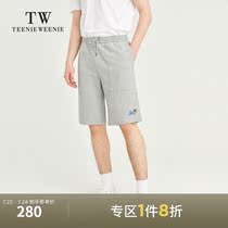 TeenieWeenie bear mens clothing 2021 summer new loose straight sports pants casual shorts tide