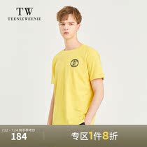 TeenieWeenie bear mens clothing 2021 summer new Korean edition loose printing round neck short-sleeved T-shirt tide