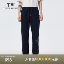 TeenieWeenie bear mens clothing 2021 autumn new drawstring leg slacks letter printing sweatpants tide