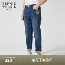 TeenieWeenie Bear mens fashion slim jeans 2021 spring new versatile mens trousers