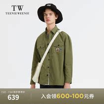 TeenieWeenie bear mens clothing 2021 autumn new Japanese tooling long-sleeved shirt casual loose tide