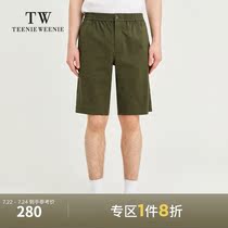 TeenieWeenie bear mens clothing 2021 summer new mens casual pants loose straight shorts tide