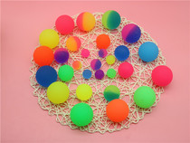 No. 60 frosted multi-light nocturnal large number small elastic ball rubber Jump ball Childrens toy floating water pet ball